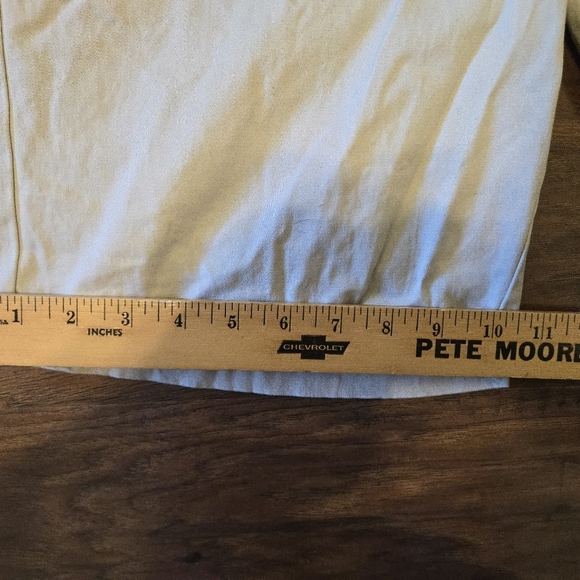 NWT Tailor Vintage Shorts Beige Khaki Tan Mens Size 32 Slim Waist Stretch Golf - Picture 6 of 6